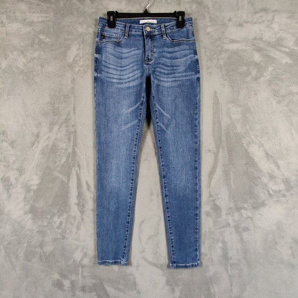 KanCan Jeans Women 26 5 Blue Estilo Skinny Low Rise Denim Stretch Pants 26x29 - Picture 1 of 8